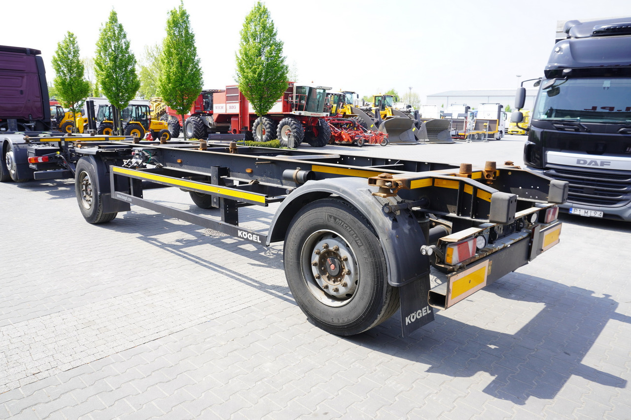 KOGEL AWE 18, two-axle, BDF, 7.5m chassis , air suspension, SAF axles - Chassis aanhangwagen: afbeelding 4 KOGEL AWE 18, two-axle, BDF, 7.5m chassis , air suspension, SAF axles - Chassis aanhangwagen: afbeelding 4