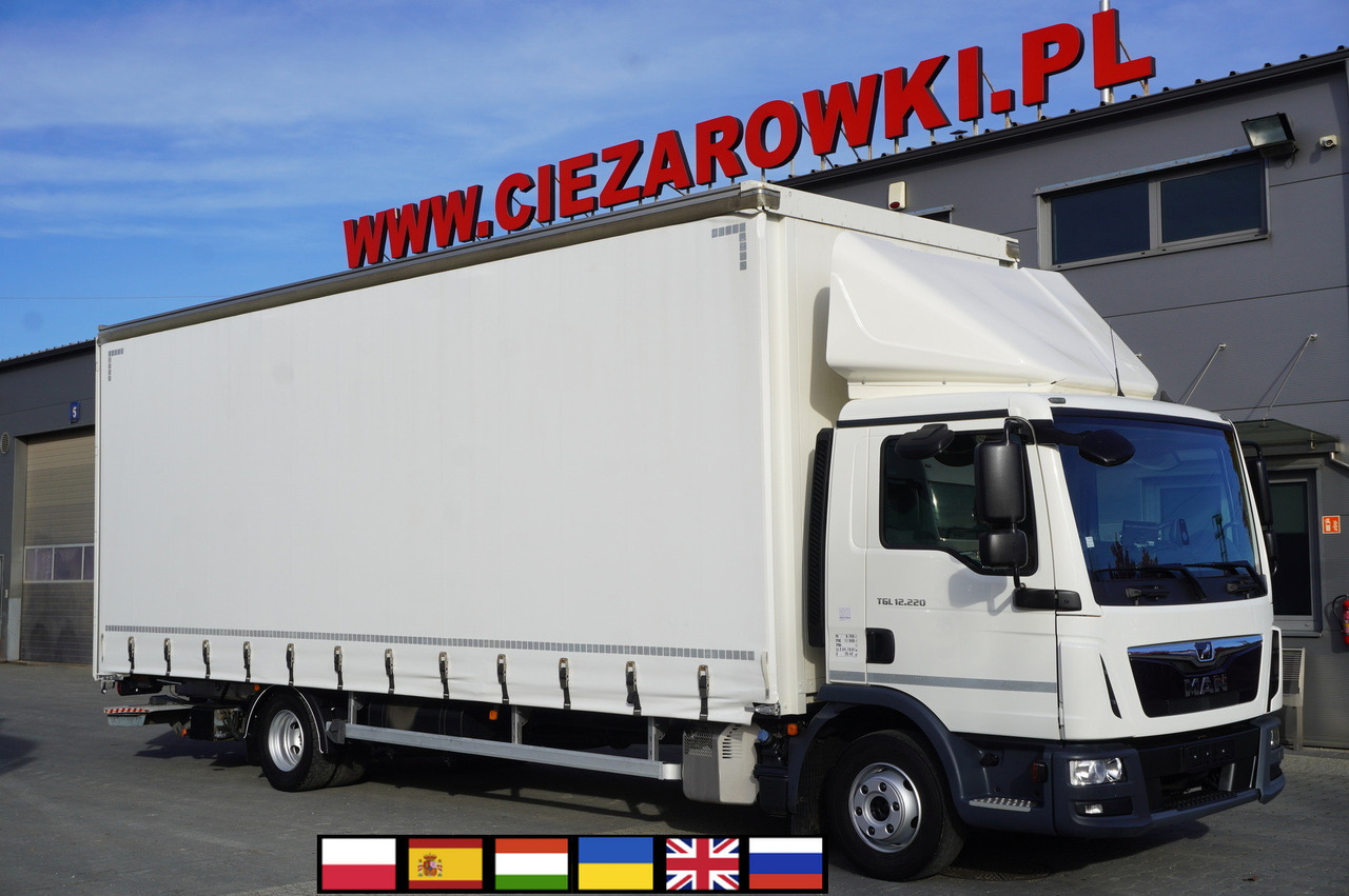 MAN TGL 12.220 / Curtainsider 19 EPAL / 140 tho. km - Schuifzeilen vrachtwagen: afbeelding 1 MAN TGL 12.220 / Curtainsider 19 EPAL / 140 tho. km - Schuifzeilen vrachtwagen: afbeelding 1