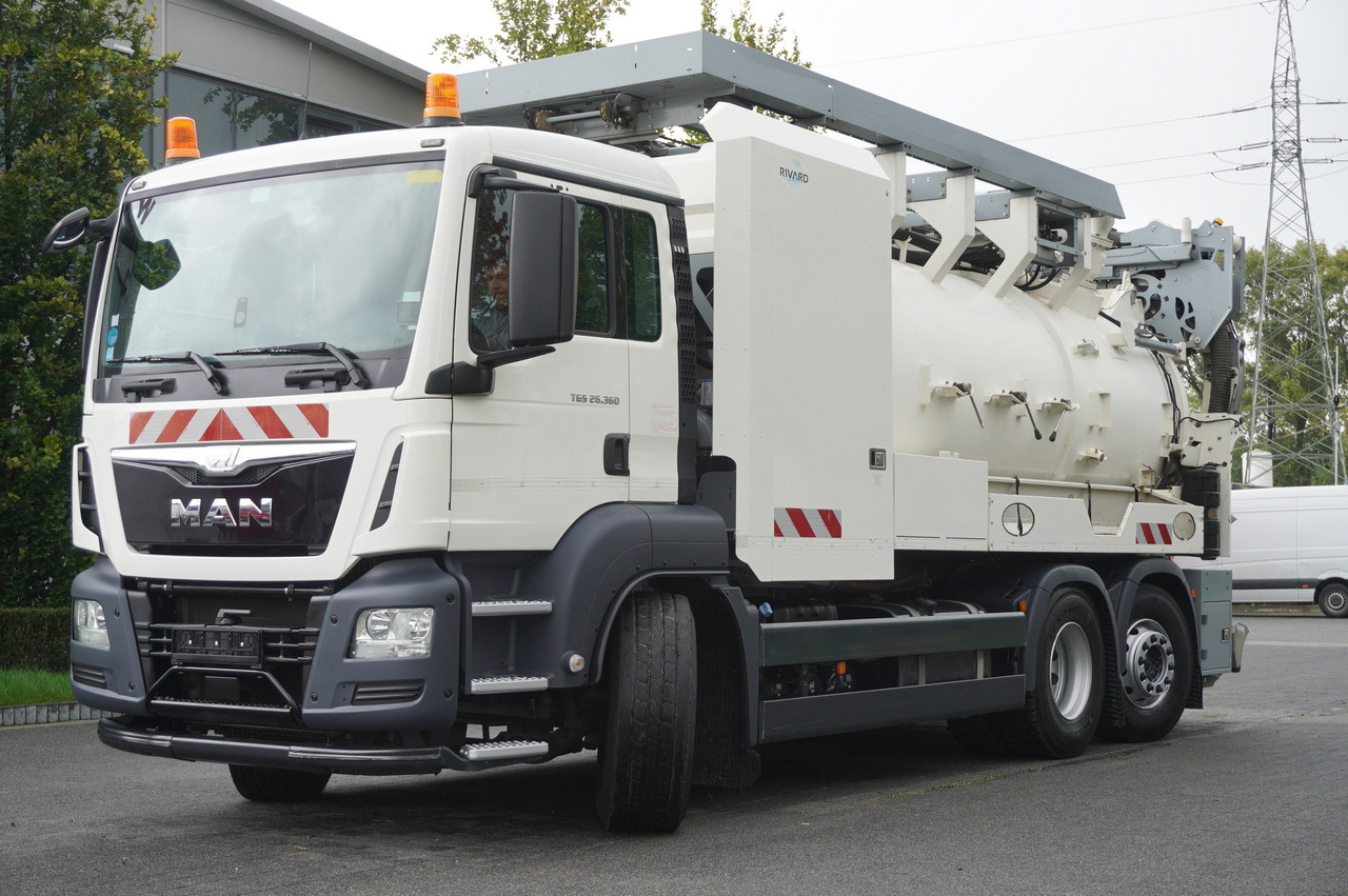 MAN TGS 26.360 E6 / RIVARD sewage cleaner 18 m3 / 90 tho. km / steering axle / 2 units - Vacuümwagen: afbeelding 2 MAN TGS 26.360 E6 / RIVARD sewage cleaner 18 m3 / 90 tho. km / steering axle / 2 units - Vacuümwagen: afbeelding 2