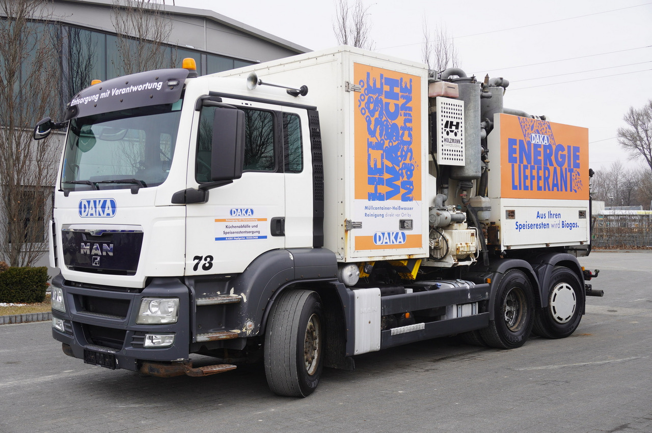 MAN TGS 26.360 / Holzmann Fahrzeugbau HBS 28/120.00 kitchen waste vehicle / Euro 5 - Vuilniswagen: afbeelding 1 MAN TGS 26.360 / Holzmann Fahrzeugbau HBS 28/120.00 kitchen waste vehicle / Euro 5 - Vuilniswagen: afbeelding 1