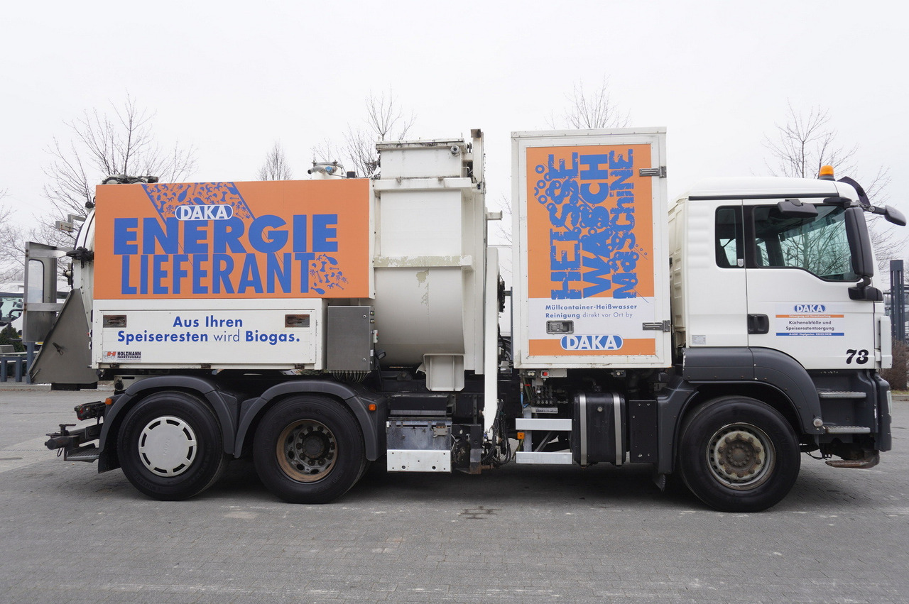 MAN TGS 26.360 / Holzmann Fahrzeugbau HBS 28/120.00 kitchen waste vehicle / Euro 5 - Vuilniswagen: afbeelding 5 MAN TGS 26.360 / Holzmann Fahrzeugbau HBS 28/120.00 kitchen waste vehicle / Euro 5 - Vuilniswagen: afbeelding 5