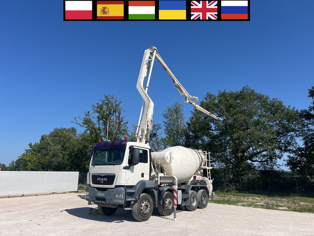 MAN TGS 32.400 8x4 Concrete Mixer Pump truck / 426 MTH !!! / 18 meters - Betonpomp: afbeelding 1 MAN TGS 32.400 8x4 Concrete Mixer Pump truck / 426 MTH !!! / 18 meters - Betonpomp: afbeelding 1