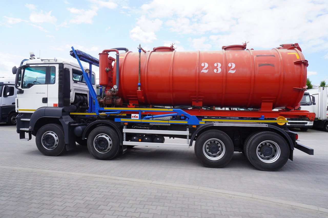 MAN TGS 35.400 8 × 4 E5 / HYVA HOOK LIFT 32.56 SE / Septic barrel 13000 L - Mesttank: afbeelding 4 MAN TGS 35.400 8 × 4 E5 / HYVA HOOK LIFT 32.56 SE / Septic barrel 13000 L - Mesttank: afbeelding 4