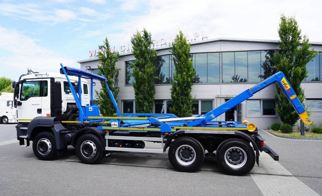 MAN TGS 35.400 8×4 HYVA LIFT 32.56 SE hooklift - Haakarmsysteem vrachtwagen: afbeelding 3 MAN TGS 35.400 8×4 HYVA LIFT 32.56 SE hooklift - Haakarmsysteem vrachtwagen: afbeelding 3