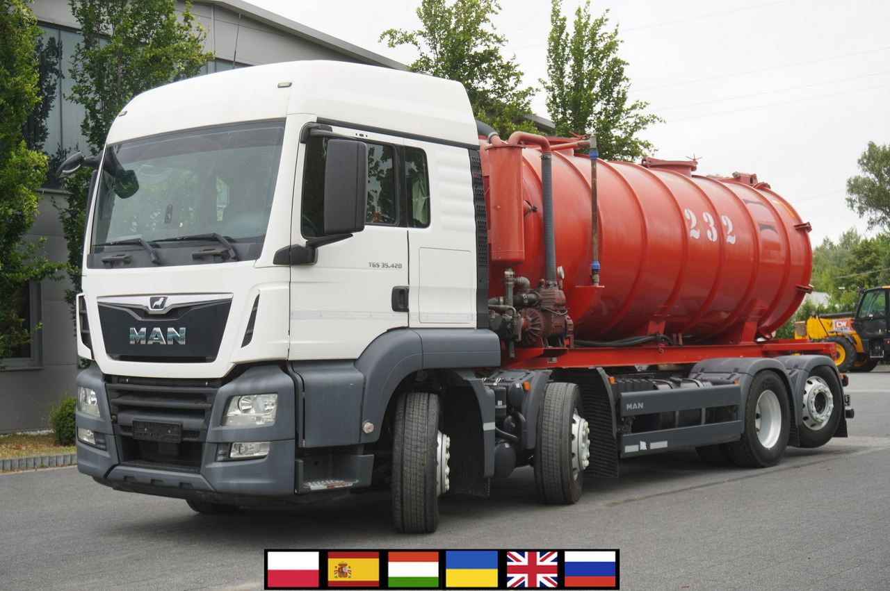 MAN TGS 35.420 8×2 / NEW septic barrel 13000 L / 3 steered axles - Mesttank: afbeelding 1 MAN TGS 35.420 8×2 / NEW septic barrel 13000 L / 3 steered axles - Mesttank: afbeelding 1
