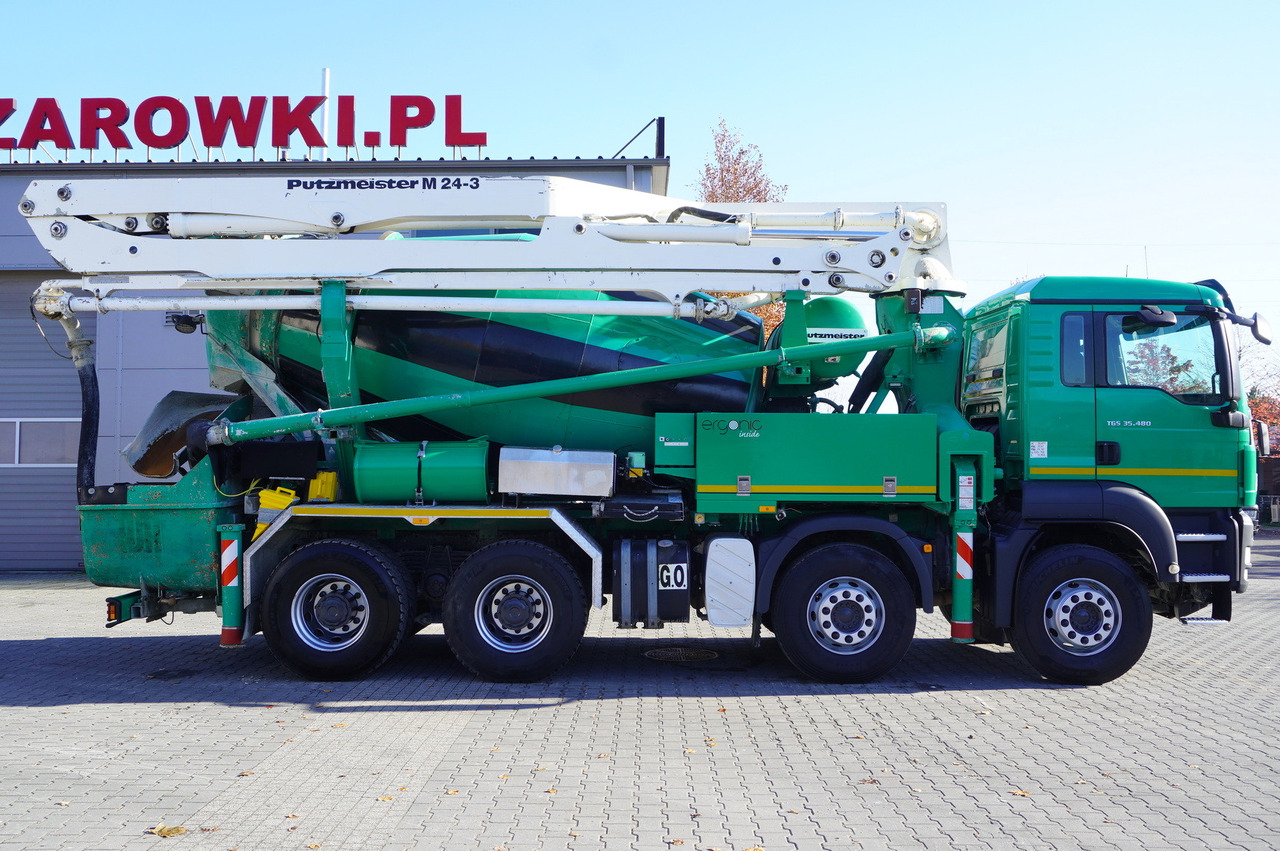 MAN TGS 35.480 8x4 Concrete Mixer Pump truck / Putzmeister M24-3 / 1600 MTH! - Betonmixer: afbeelding 5 MAN TGS 35.480 8x4 Concrete Mixer Pump truck / Putzmeister M24-3 / 1600 MTH! - Betonmixer: afbeelding 5