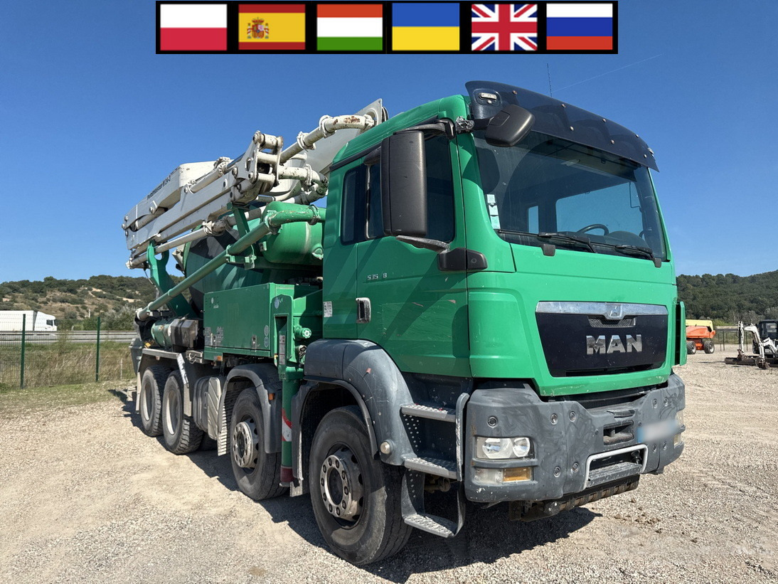 MAN TGS 35.480 8x4 Concrete Mixer Pump truck / Putzmeister M24-3 / 1600 MTH! - Betonmixer: afbeelding 1 MAN TGS 35.480 8x4 Concrete Mixer Pump truck / Putzmeister M24-3 / 1600 MTH! - Betonmixer: afbeelding 1