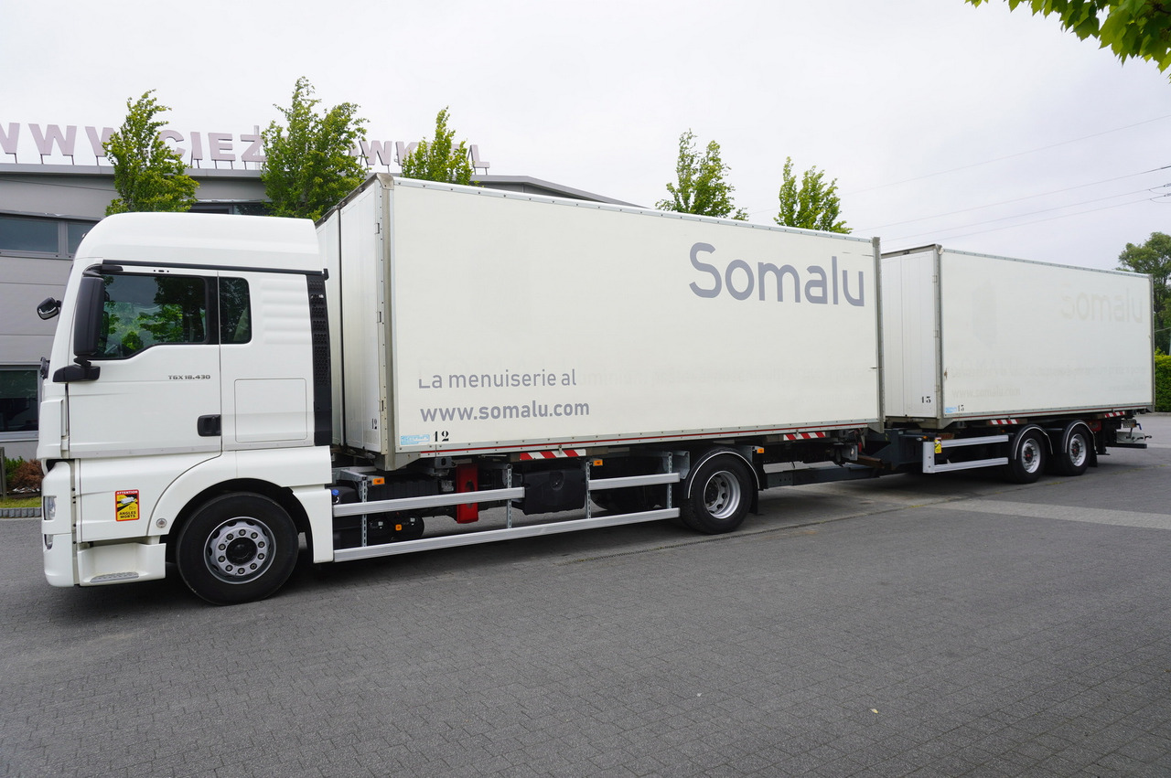 MAN TGX 18.430 / 18 EPAL box / Fruehauf 18 EPAL box trailer / 2021 - Bakwagen: afbeelding 2 MAN TGX 18.430 / 18 EPAL box / Fruehauf 18 EPAL box trailer / 2021 - Bakwagen: afbeelding 2