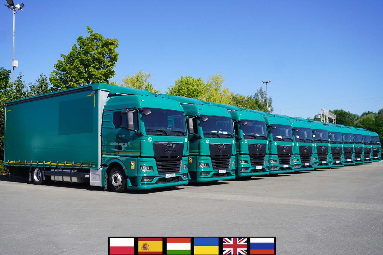 MAN TGX 18.470 / 2022 / Curtainsider 19 EPAL / Retarder / 15 units - Schuifzeilen vrachtwagen: afbeelding 1 MAN TGX 18.470 / 2022 / Curtainsider 19 EPAL / Retarder / 15 units - Schuifzeilen vrachtwagen: afbeelding 1
