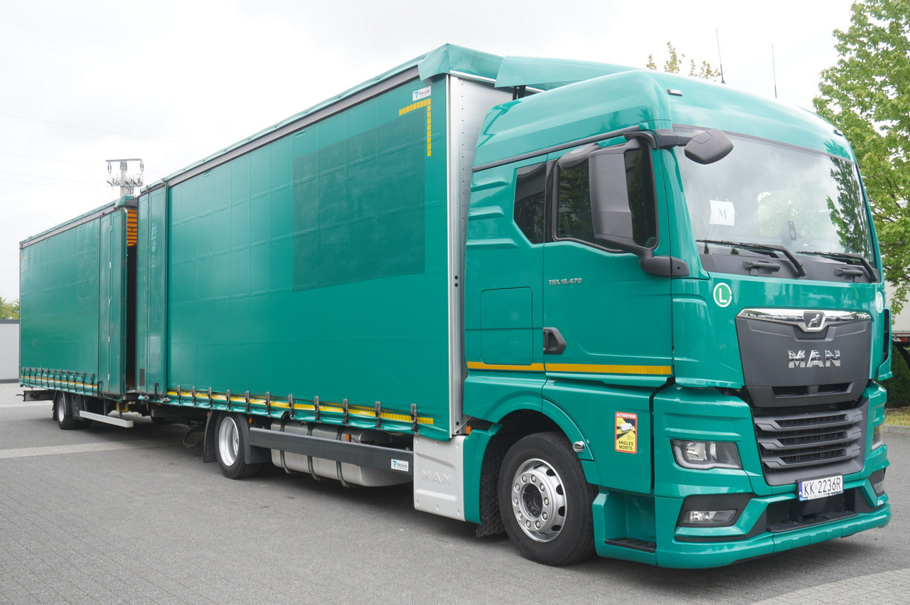 MAN TGX 18.470 / Trailer 19 EPAL / Curtainsider 19 EPAL / 2022 / Retarder / 15 units - Schuifzeilen vrachtwagen: afbeelding 2 MAN TGX 18.470 / Trailer 19 EPAL / Curtainsider 19 EPAL / 2022 / Retarder / 15 units - Schuifzeilen vrachtwagen: afbeelding 2