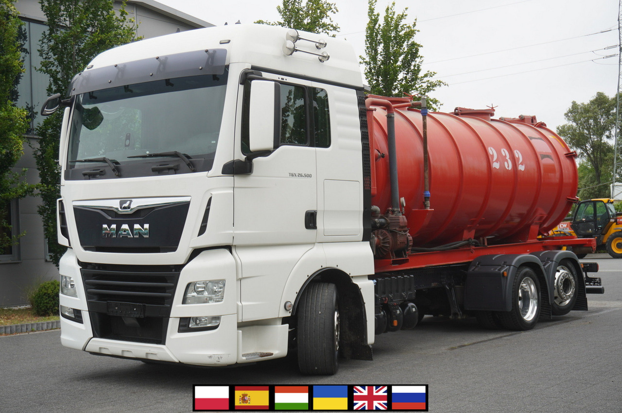 MAN TGX 26.500 / NEW Stal Septic barrel 13000 l / steering 3rd axle - Mesttank: afbeelding 1 MAN TGX 26.500 / NEW Stal Septic barrel 13000 l / steering 3rd axle - Mesttank: afbeelding 1