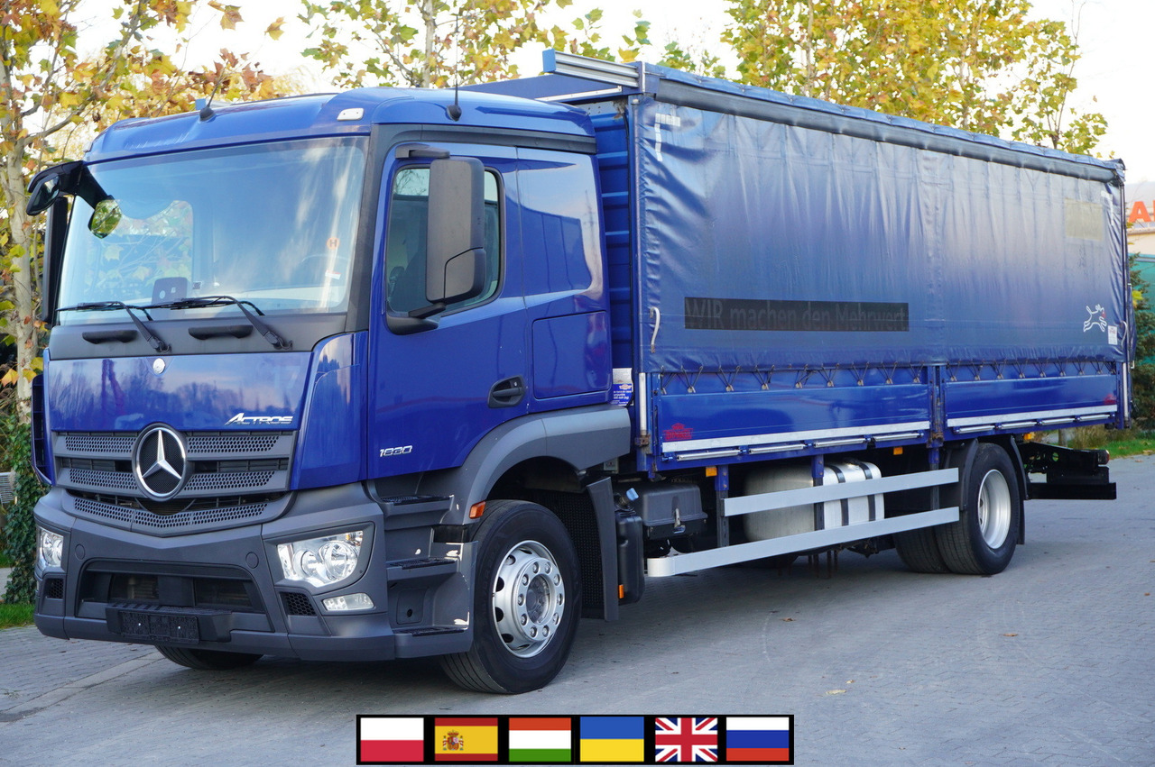 MERCEDES-BENZ Actros 1830 4x2 E6 / Curtainsider 18 EPAL / Sleeper cab - Schuifzeilen vrachtwagen: afbeelding 1 MERCEDES-BENZ Actros 1830 4x2 E6 / Curtainsider 18 EPAL / Sleeper cab - Schuifzeilen vrachtwagen: afbeelding 1