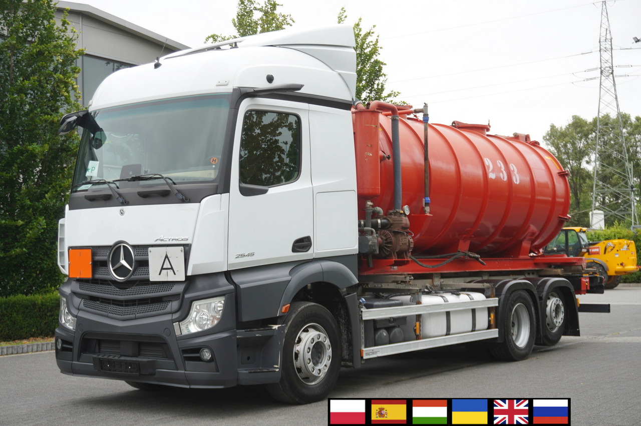 MERCEDES-BENZ Actros 2545 6 × 2 MP5 / NEW septic barrel 13000 L - Mesttank: afbeelding 1 MERCEDES-BENZ Actros 2545 6 × 2 MP5 / NEW septic barrel 13000 L - Mesttank: afbeelding 1