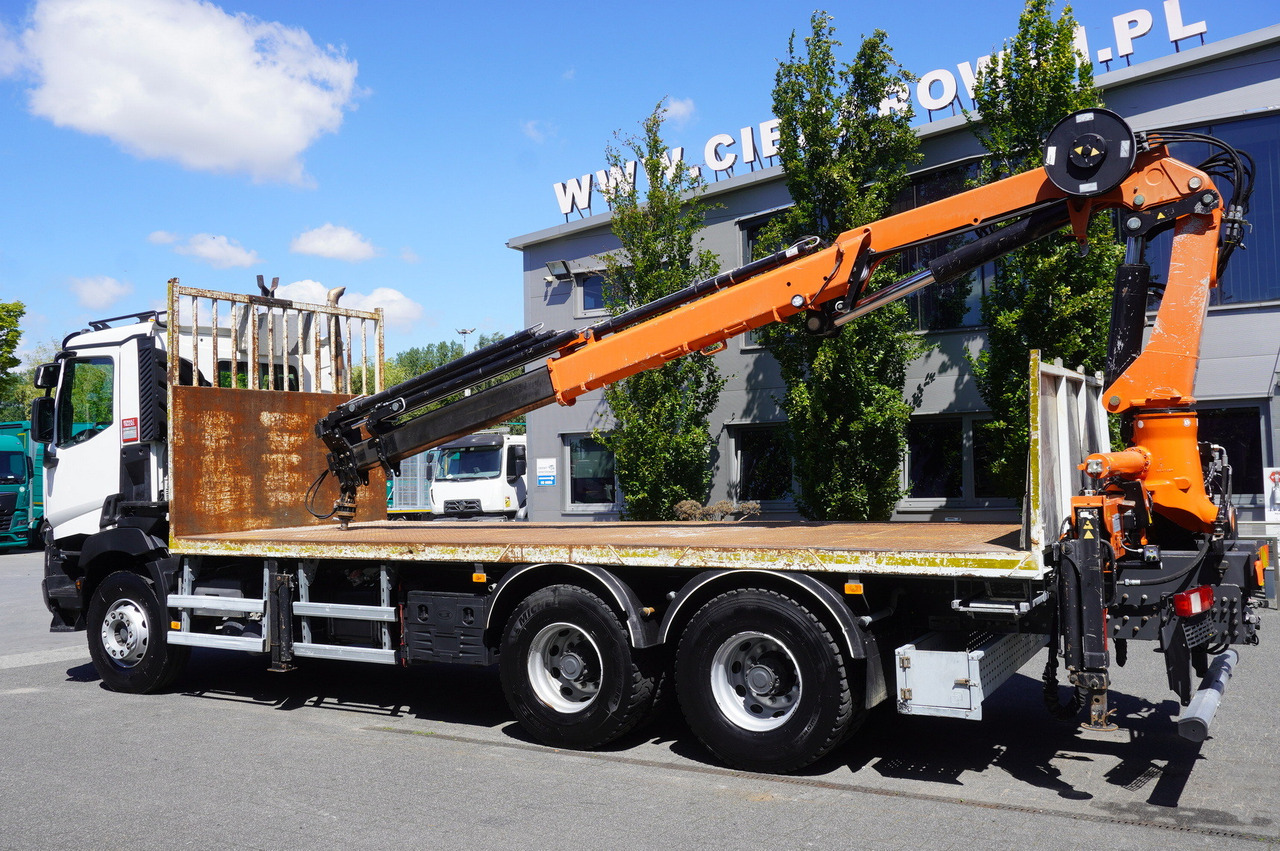 RENAULT C380 Comfort 6x4 / Atlas 6.1 T crane / range 12.3 m - Vrachtwagen met open laadbak, Kraanwagen: afbeelding 2 RENAULT C380 Comfort 6x4 / Atlas 6.1 T crane / range 12.3 m - Vrachtwagen met open laadbak, Kraanwagen: afbeelding 2