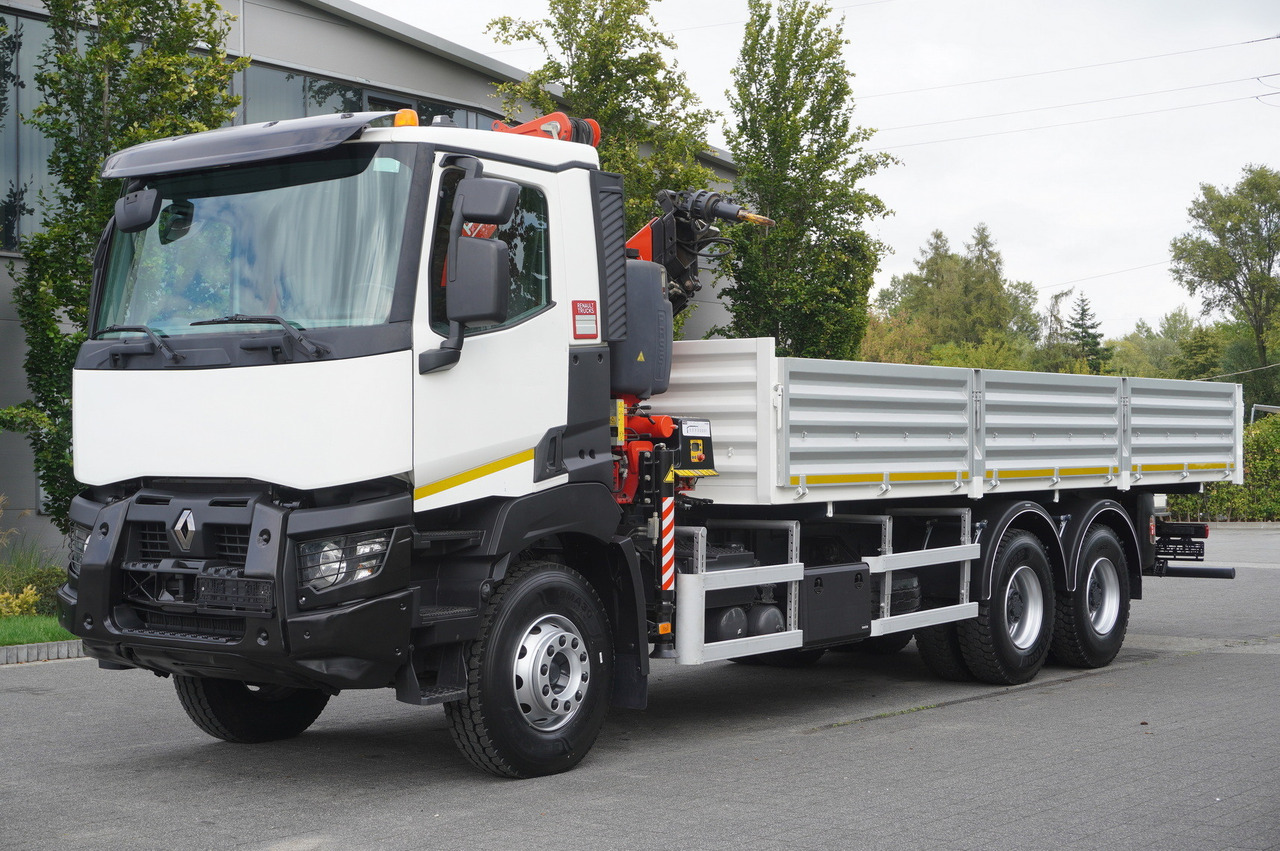 RENAULT K380 6×4 / FASSI F175 crane 7.85 t / 120 thousand km! / 2-sided tipper - Kipper vrachtwagen, Kraanwagen: afbeelding 3 RENAULT K380 6×4 / FASSI F175 crane 7.85 t / 120 thousand km! / 2-sided tipper - Kipper vrachtwagen, Kraanwagen: afbeelding 3