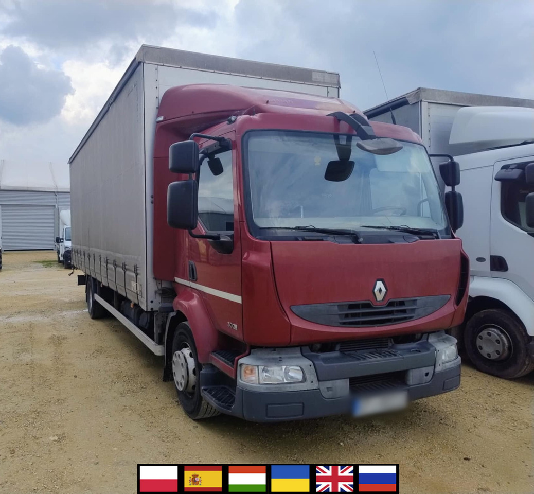 RENAULT Midlum 300 / Curtain 18 EPAL / Sleeping cab - Schuifzeilen vrachtwagen: afbeelding 1 RENAULT Midlum 300 / Curtain 18 EPAL / Sleeping cab - Schuifzeilen vrachtwagen: afbeelding 1