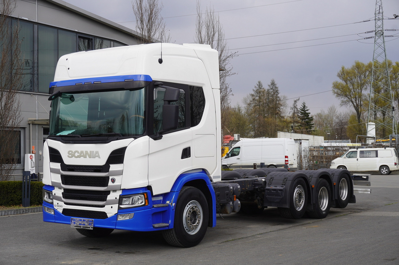 SCANIA G500 8x2 / 2nd axis steered / Chassis 8.35 m / 2021 - Chassis vrachtwagen: afbeelding 1 SCANIA G500 8x2 / 2nd axis steered / Chassis 8.35 m / 2021 - Chassis vrachtwagen: afbeelding 1