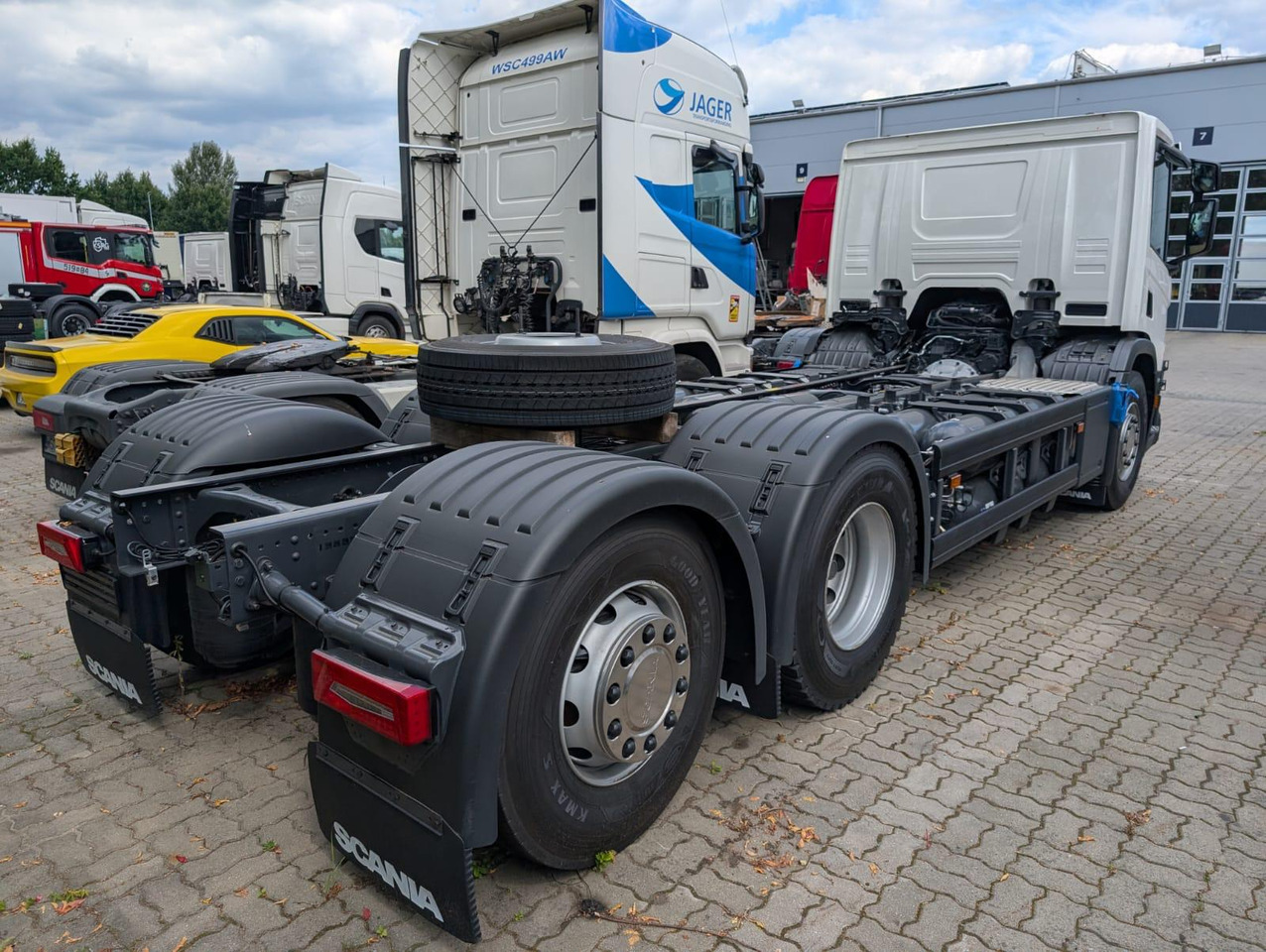 SCANIA P 340 B6x2*4NA / chassis frame / steering axle / CNG - Vuilniswagen: afbeelding 5 SCANIA P 340 B6x2*4NA / chassis frame / steering axle / CNG - Vuilniswagen: afbeelding 5