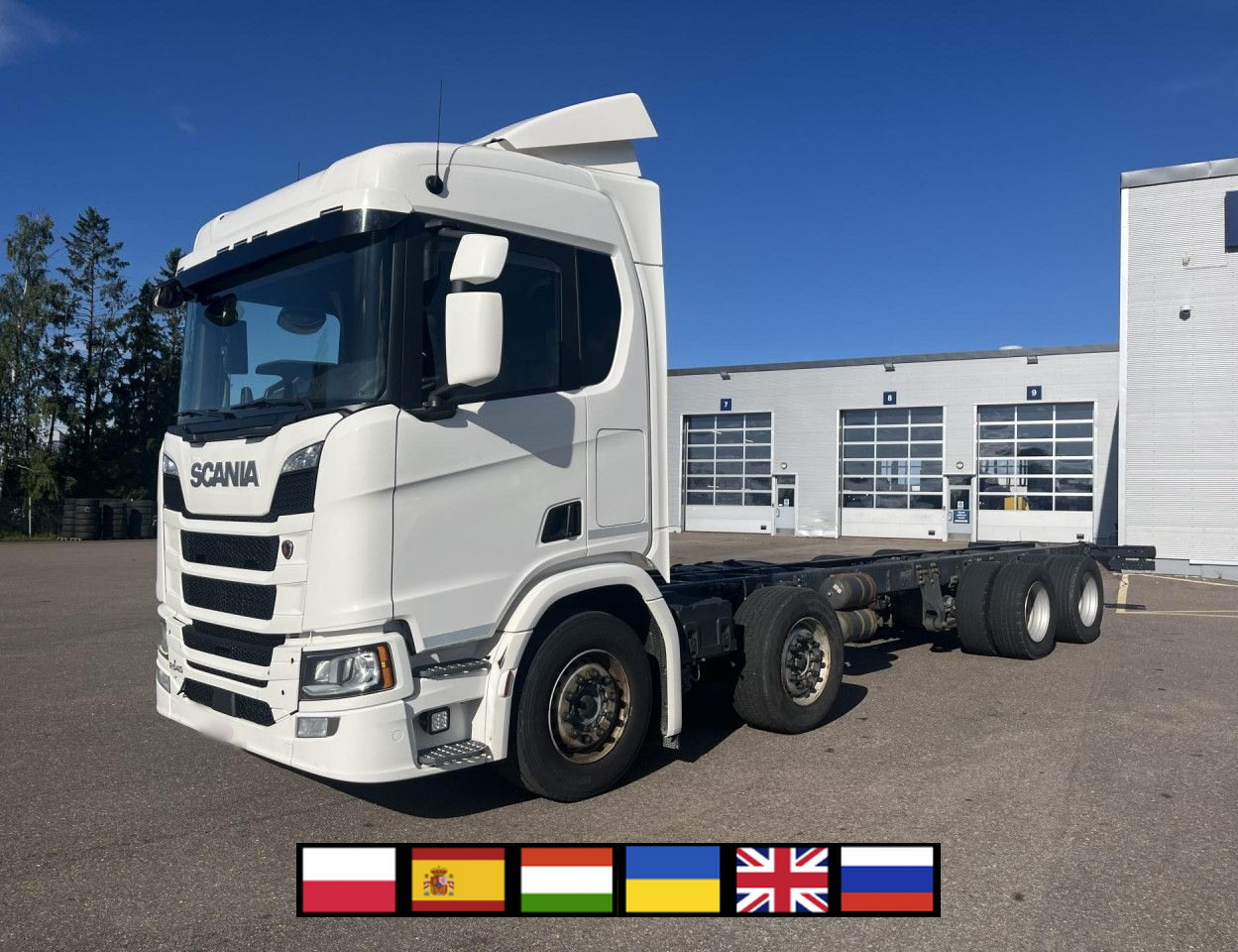 SCANIA R 540 B8x4NB / Truck chassis / Sleeper cab - Kraanwagen: afbeelding 1 SCANIA R 540 B8x4NB / Truck chassis / Sleeper cab - Kraanwagen: afbeelding 1