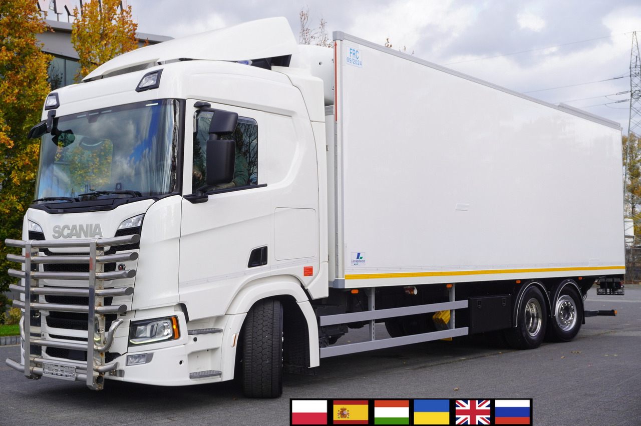 SCANIA R500 E6 6x2 / Lecapitaine 21 EPAL refrigerator / Carrier Supra 1150 / 2021 / steered axle - Koelwagen vrachtwagen: afbeelding 1 SCANIA R500 E6 6x2 / Lecapitaine 21 EPAL refrigerator / Carrier Supra 1150 / 2021 / steered axle - Koelwagen vrachtwagen: afbeelding 1