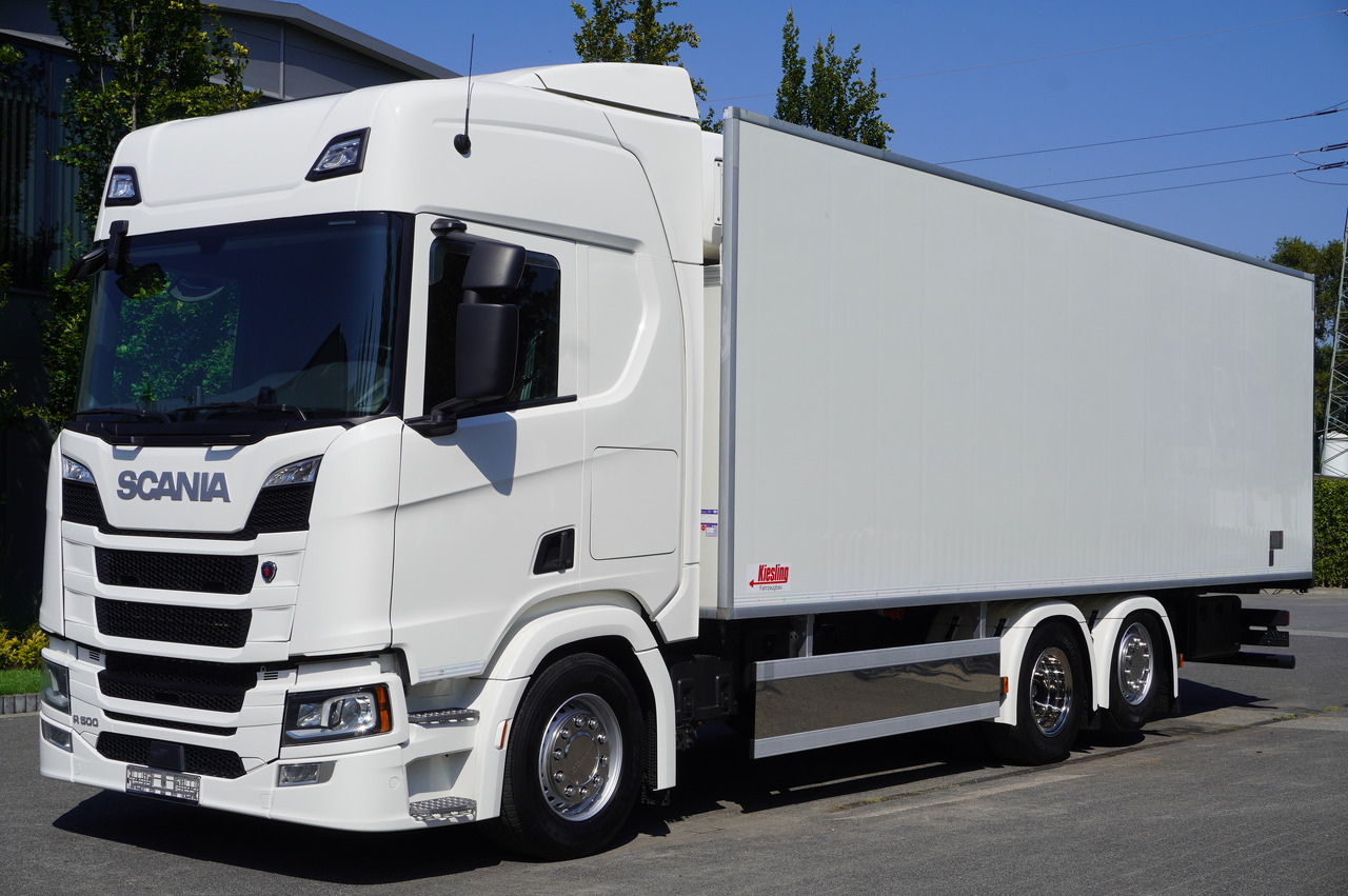 SCANIA R500 Hook-Up Refrigerated Truck KIESLING 20 EPAL / Carrier Supra 1250 Silent - Koelwagen vrachtwagen: afbeelding 1 SCANIA R500 Hook-Up Refrigerated Truck KIESLING 20 EPAL / Carrier Supra 1250 Silent - Koelwagen vrachtwagen: afbeelding 1