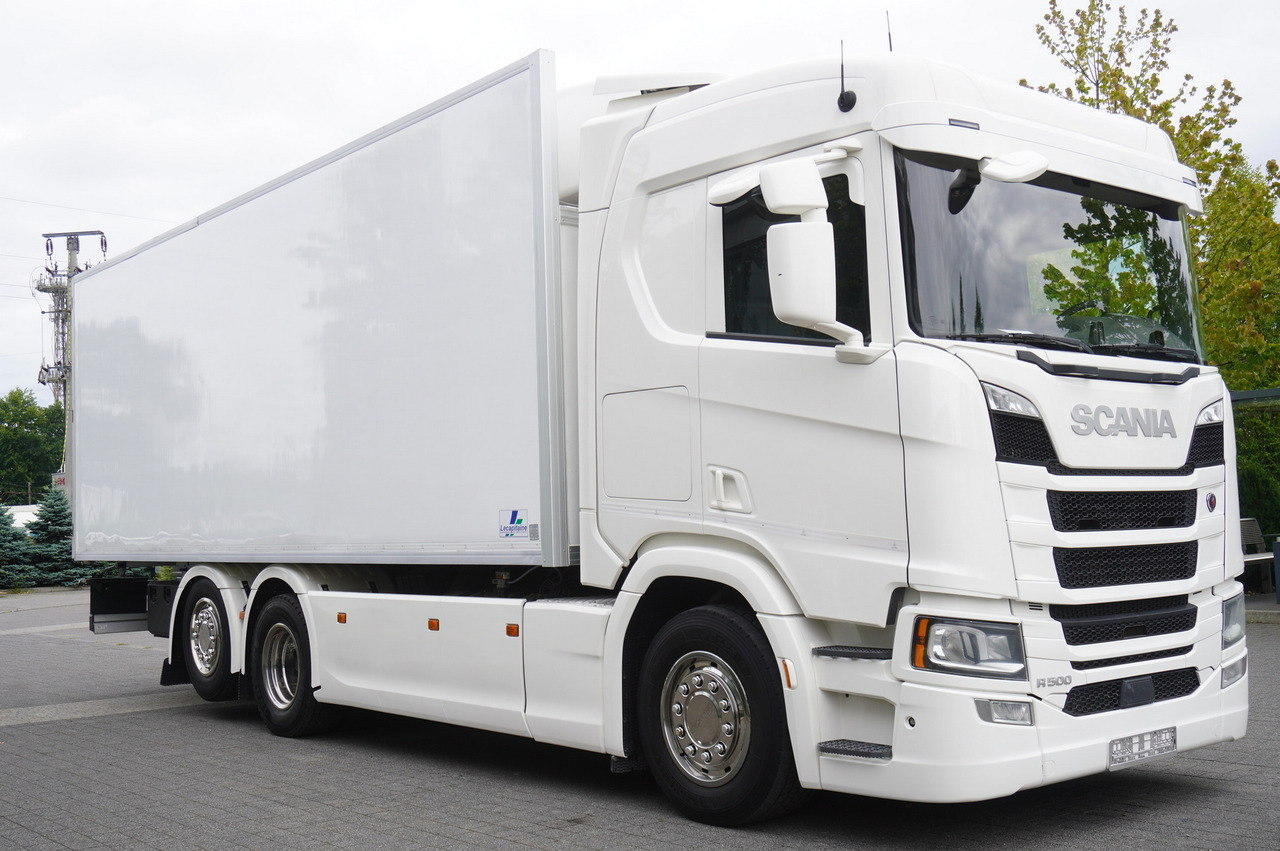 Koelwagen vrachtwagen SCANIA R500 / Lecapitaine refrigerator / Carrier Supra 950 / steered 3rd axle: afbeelding 6