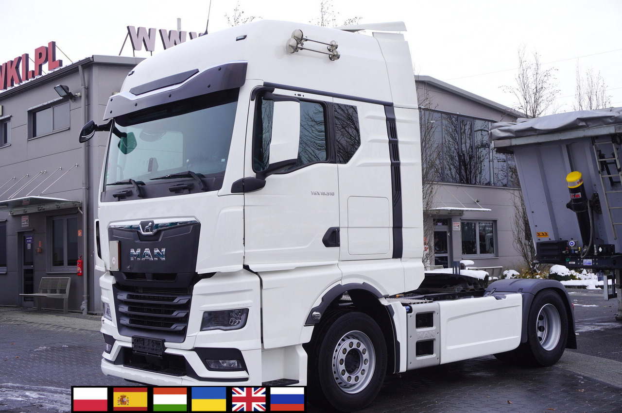 MAN TGX 18.510 E6 4×2 tractor unit / Retarder / Sleeper cab / 2023 / 4 units - Trekker: afbeelding 1 MAN TGX 18.510 E6 4×2 tractor unit / Retarder / Sleeper cab / 2023 / 4 units - Trekker: afbeelding 1