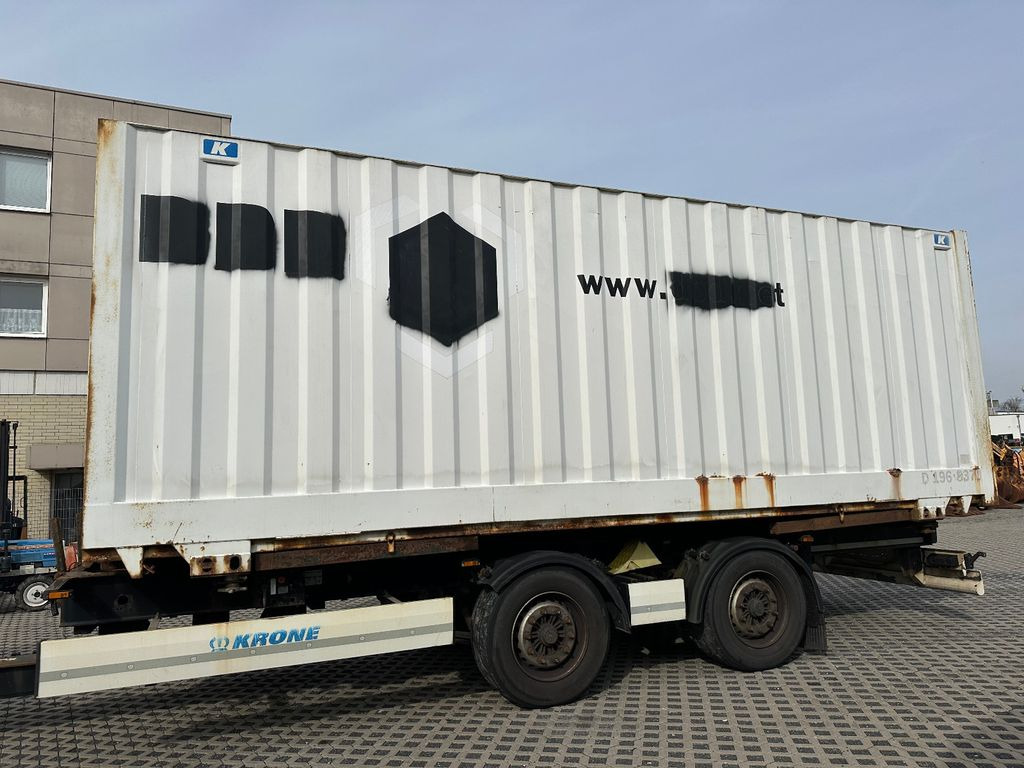 Krone ZZ 18- BDF Containerchassi Scheibenbremsen - - Containertransporter/ Wissellaadbak aanhangwagen: afbeelding 4 Krone ZZ 18- BDF Containerchassi Scheibenbremsen - - Containertransporter/ Wissellaadbak aanhangwagen: afbeelding 4
