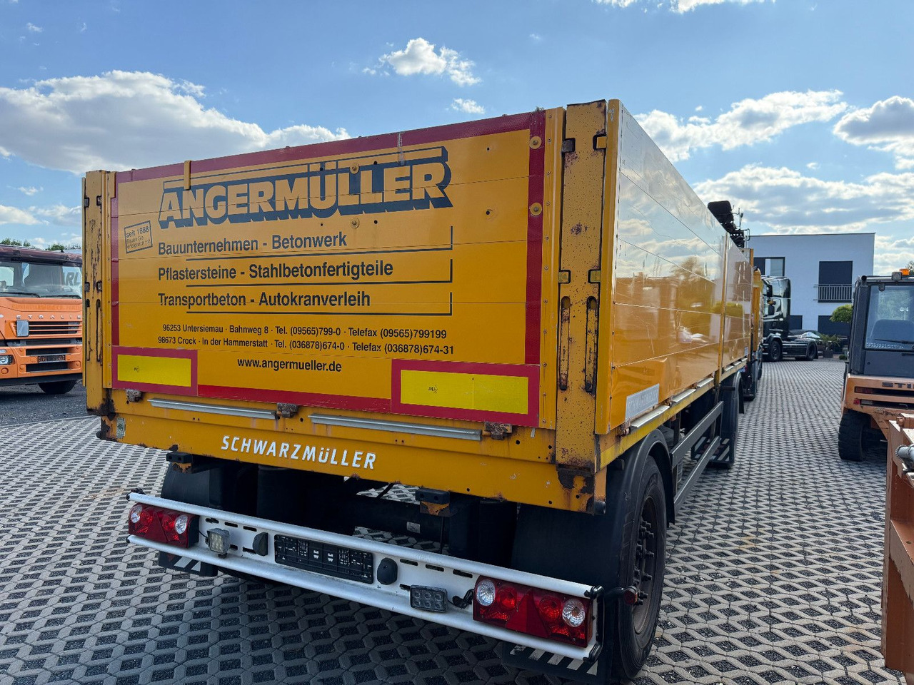 Schwarzmüller T 202 L: 6500 mm - Open/ Plateau aanhangwagen: afbeelding 3 Schwarzmüller T 202 L: 6500 mm - Open/ Plateau aanhangwagen: afbeelding 3