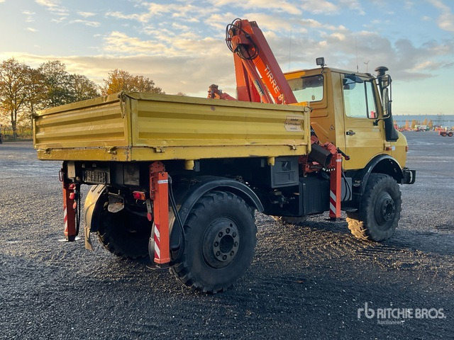 1994 Mercedes-Benz Unimog 427 4x4 Utility Truck - Vrachtwagen met open laadbak, Kraanwagen: afbeelding 4 1994 Mercedes-Benz Unimog 427 4x4 Utility Truck - Vrachtwagen met open laadbak, Kraanwagen: afbeelding 4