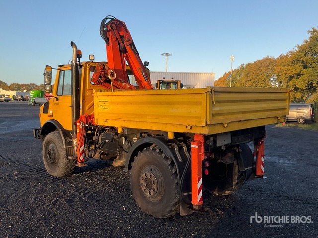 1994 Mercedes-Benz Unimog 427 4x4 Utility Truck - Vrachtwagen met open laadbak, Kraanwagen: afbeelding 3 1994 Mercedes-Benz Unimog 427 4x4 Utility Truck - Vrachtwagen met open laadbak, Kraanwagen: afbeelding 3