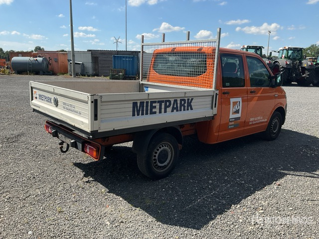 2019 Volkswagen T6 Transporter 4x2 Crew Cab Flatbed Truck - Vrachtwagen met open laadbak: afbeelding 4 2019 Volkswagen T6 Transporter 4x2 Crew Cab Flatbed Truck - Vrachtwagen met open laadbak: afbeelding 4