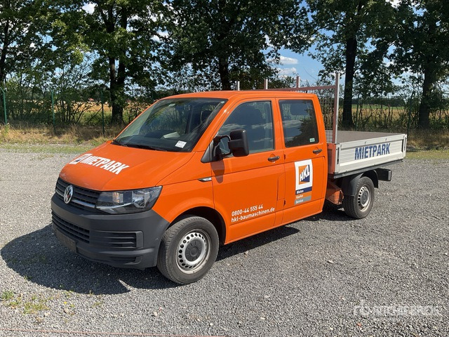 2019 Volkswagen T6 Transporter 4x2 Crew Cab Flatbed Truck - Vrachtwagen met open laadbak: afbeelding 1 2019 Volkswagen T6 Transporter 4x2 Crew Cab Flatbed Truck - Vrachtwagen met open laadbak: afbeelding 1