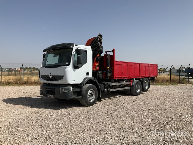 2008 Renault P Lander 410.26 2007 Palfinger 29002 on 4x2 Flatbed Truck with Crane - Klepelmaaier/ Mulcher: afbeelding 3 2008 Renault P Lander 410.26 2007 Palfinger 29002 on 4x2 Flatbed Truck with Crane - Klepelmaaier/ Mulcher: afbeelding 3
