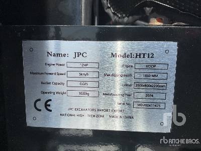 JPC HT12 (Unused) - Minigraafmachine: afbeelding 5 JPC HT12 (Unused) - Minigraafmachine: afbeelding 5