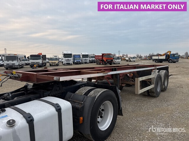 1998 Cardi 552/2 T/A Container Trailer - Containertransporter/ Wissellaadbak aanhangwagen: afbeelding 1 1998 Cardi 552/2 T/A Container Trailer - Containertransporter/ Wissellaadbak aanhangwagen: afbeelding 1