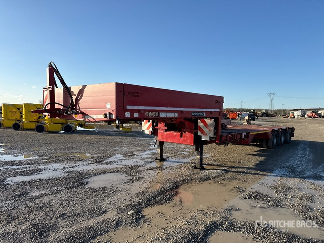 2001 Goldhofer STZ L3 Extendable Flatbed Trailer - Open/ Plateau aanhangwagen: afbeelding 2 2001 Goldhofer STZ L3 Extendable Flatbed Trailer - Open/ Plateau aanhangwagen: afbeelding 2