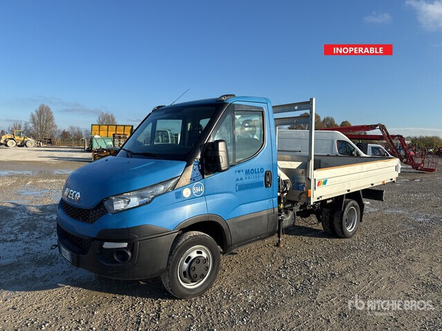 2016 Iveco 35C11 2016 Bonfiglioli P2300 L/2SI on ... Flatbed Truck with Crane - Bestelwagen met open laadbak: afbeelding 3 2016 Iveco 35C11 2016 Bonfiglioli P2300 L/2SI on ... Flatbed Truck with Crane - Bestelwagen met open laadbak: afbeelding 3