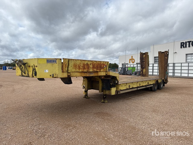 2002 Kaiser S3802F T/A Semi-Remorque Porte-Engins ... Lowboy Trailer - Dieplader oplegger: afbeelding 1 2002 Kaiser S3802F T/A Semi-Remorque Porte-Engins ... Lowboy Trailer - Dieplader oplegger: afbeelding 1