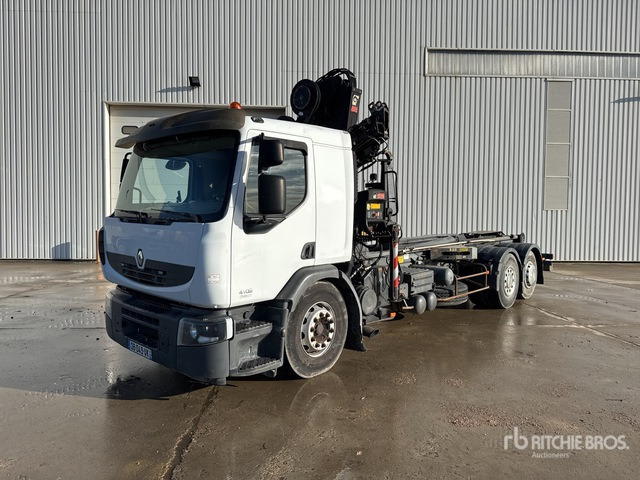2007 Renault Premium 6x2 Camion Ampliroll 6x2 Roll-Off Truck - Haakarmsysteem vrachtwagen, Kraanwagen: afbeelding 1 2007 Renault Premium 6x2 Camion Ampliroll 6x2 Roll-Off Truck - Haakarmsysteem vrachtwagen, Kraanwagen: afbeelding 1