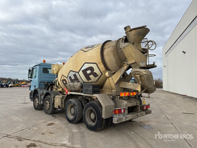 2008 Mercedes-Benz Actros 8x4 Camion Malaxeur 8x4 Mixer Truck - Betonmixer: afbeelding 2 2008 Mercedes-Benz Actros 8x4 Camion Malaxeur 8x4 Mixer Truck - Betonmixer: afbeelding 2