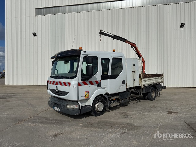 2008 Renault Midlum 220DXi 2008 Palfinger PK2700A on 4x2 C ... Flatbed Truck with Crane - Vrachtwagen met open laadbak, Kraanwagen: afbeelding 3 2008 Renault Midlum 220DXi 2008 Palfinger PK2700A on 4x2 C ... Flatbed Truck with Crane - Vrachtwagen met open laadbak, Kraanwagen: afbeelding 3
