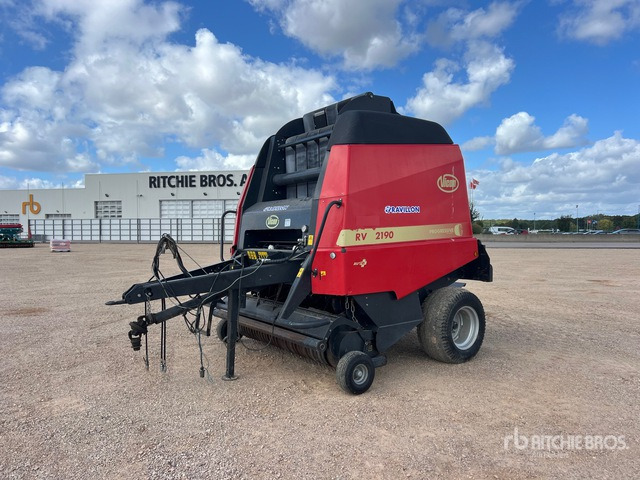 2008 Vicon RV2190 Presse A Balles Rondes 1 Essieu S/A Round Baler - Ronde balenpers: afbeelding 2 2008 Vicon RV2190 Presse A Balles Rondes 1 Essieu S/A Round Baler - Ronde balenpers: afbeelding 2