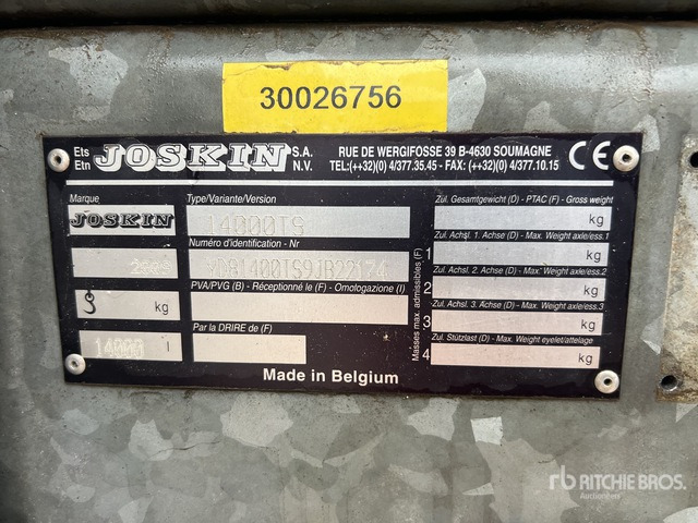 2009 Joskin 14000TS 6 m Liquid T/A Tonne A Lisier 2 ... Liquid Manure Spreader - Mestverspreider: afbeelding 3 2009 Joskin 14000TS 6 m Liquid T/A Tonne A Lisier 2 ... Liquid Manure Spreader - Mestverspreider: afbeelding 3
