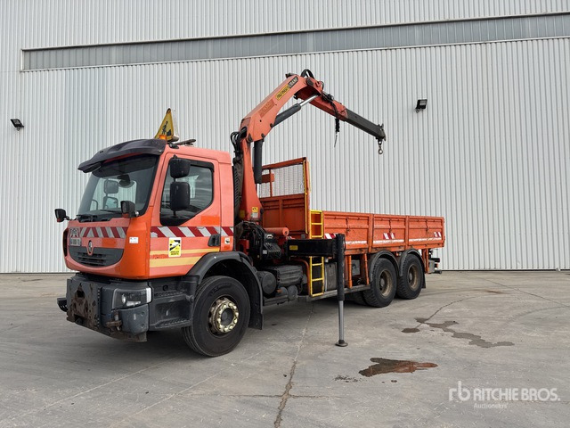 2009 Renault Premium 2008 Palfinger PK15500 5750 kg ... Flatbed Truck with Crane - Vrachtwagen met open laadbak, Kraanwagen: afbeelding 2 2009 Renault Premium 2008 Palfinger PK15500 5750 kg ... Flatbed Truck with Crane - Vrachtwagen met open laadbak, Kraanwagen: afbeelding 2