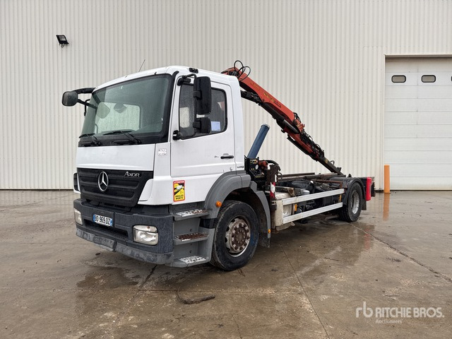 2010 Mercedes-Benz Axor 1829 2010 Palfinger Pk6500 on 4x2 Ch ... Dump Truck with Crane - Kipper vrachtwagen: afbeelding 1 2010 Mercedes-Benz Axor 1829 2010 Palfinger Pk6500 on 4x2 Ch ... Dump Truck with Crane - Kipper vrachtwagen: afbeelding 1