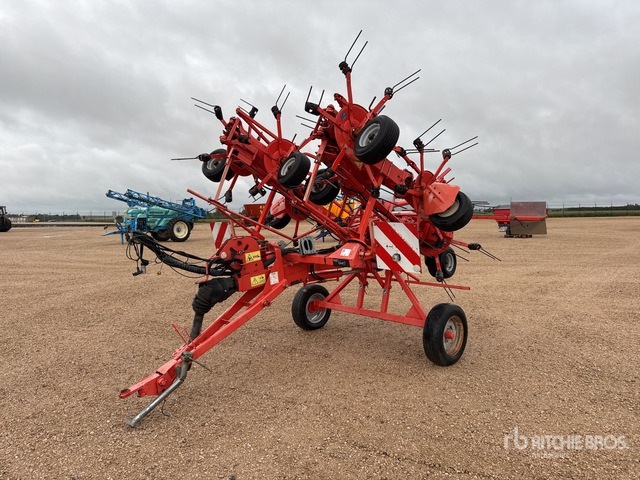 2011 Kuhn GF8702T 8.7 m 3-Point 8 Rotor Faneuse Hay Tedder - Hooischudder: afbeelding 1 2011 Kuhn GF8702T 8.7 m 3-Point 8 Rotor Faneuse Hay Tedder - Hooischudder: afbeelding 1