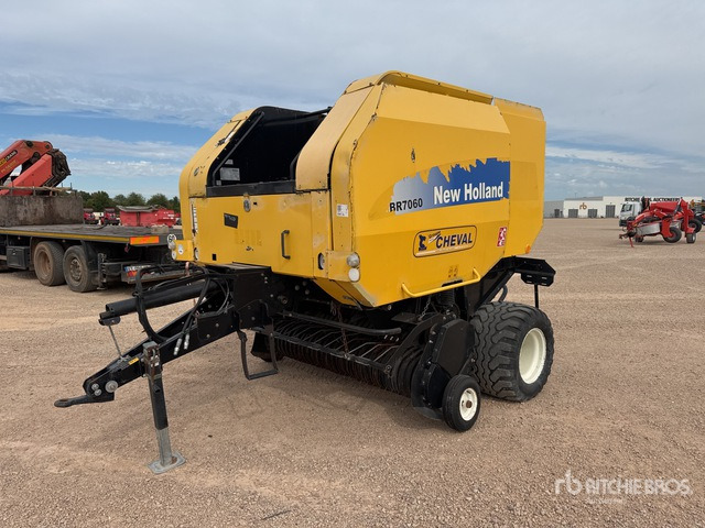 2011 New Holland BR7060 Presse A Balles Rondes Round Baler - Ronde balenpers: afbeelding 1 2011 New Holland BR7060 Presse A Balles Rondes Round Baler - Ronde balenpers: afbeelding 1