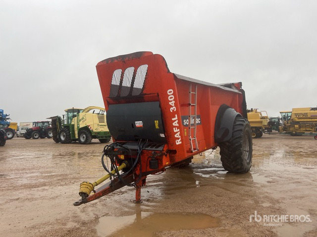 2011 Sodimac Rafal 3400 Epandeur A Fumier 1 Essieu S/A Manure Spreader - Mestverspreider: afbeelding 1 2011 Sodimac Rafal 3400 Epandeur A Fumier 1 Essieu S/A Manure Spreader - Mestverspreider: afbeelding 1