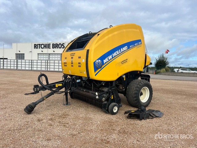 2015 New Holland Roll Belt 180 Presse A Balles Rondes 1 Essieu S/A Round Baler - Ronde balenpers: afbeelding 2 2015 New Holland Roll Belt 180 Presse A Balles Rondes 1 Essieu S/A Round Baler - Ronde balenpers: afbeelding 2